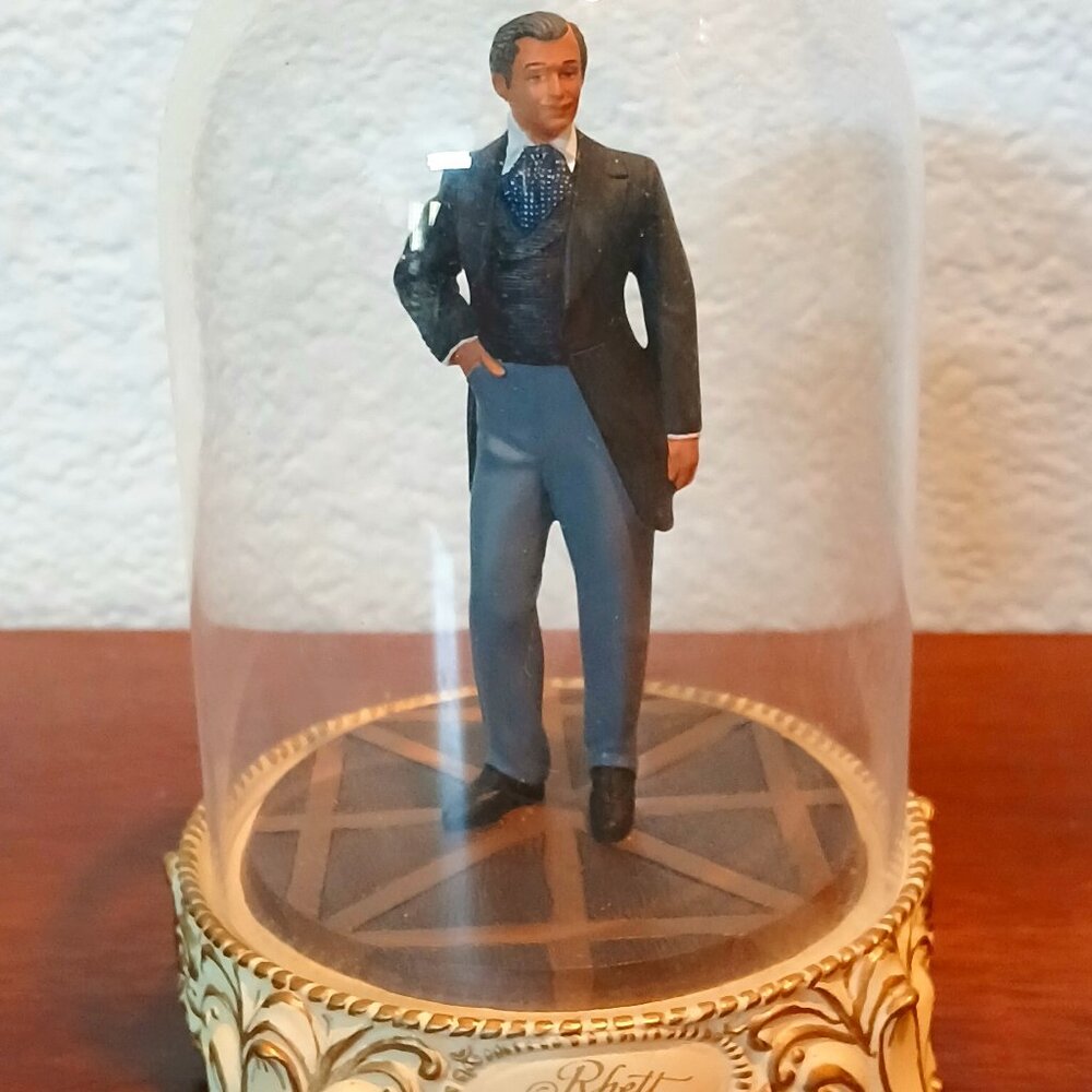 Rhett Butler Figurine with Glass Dome